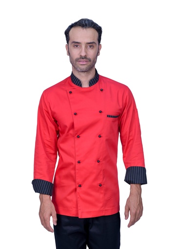 VESTE CUISINE MOD 27 (ROUGE, S)